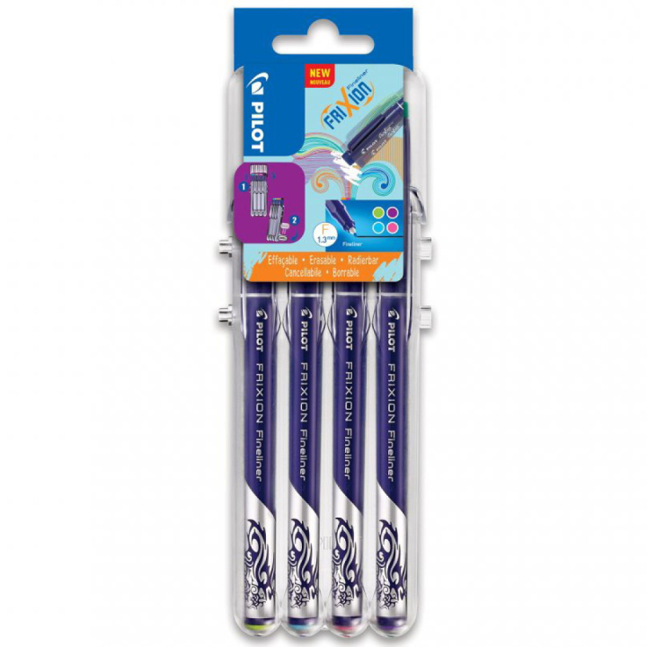 FriXion Fineliner 2GO 4 kpl 2 ryhmässä Kynät / Kirjoittaminen / Finelinerit @ Pen Store (109707)