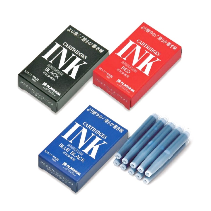 Täytekynäpatruuna 10 kpl Black ryhmässä Kynät / Kynätarvikkeet / Täytepakkaukset @ Pen Store (109785)
