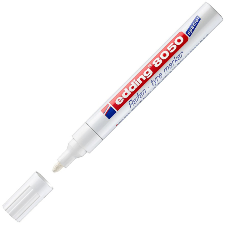 8050 Rengaskynä Valkoinen ryhmässä Kynät / Toimisto ja merkkaus / Merkkauskynät @ Pen Store (110372)
