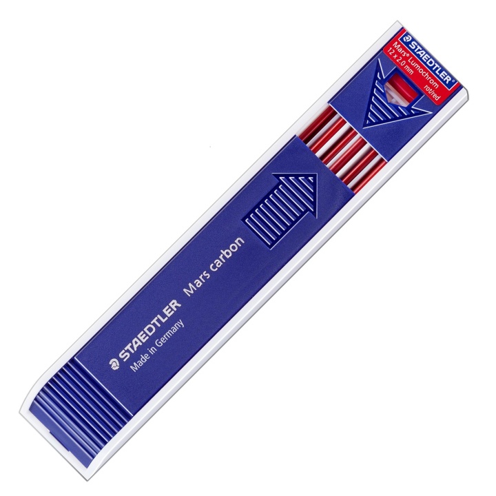 Mars 2 mm leads 12-pack colored Blue ryhmässä Kynät / Kynätarvikkeet / Irtolyijy @ Pen Store (111065)