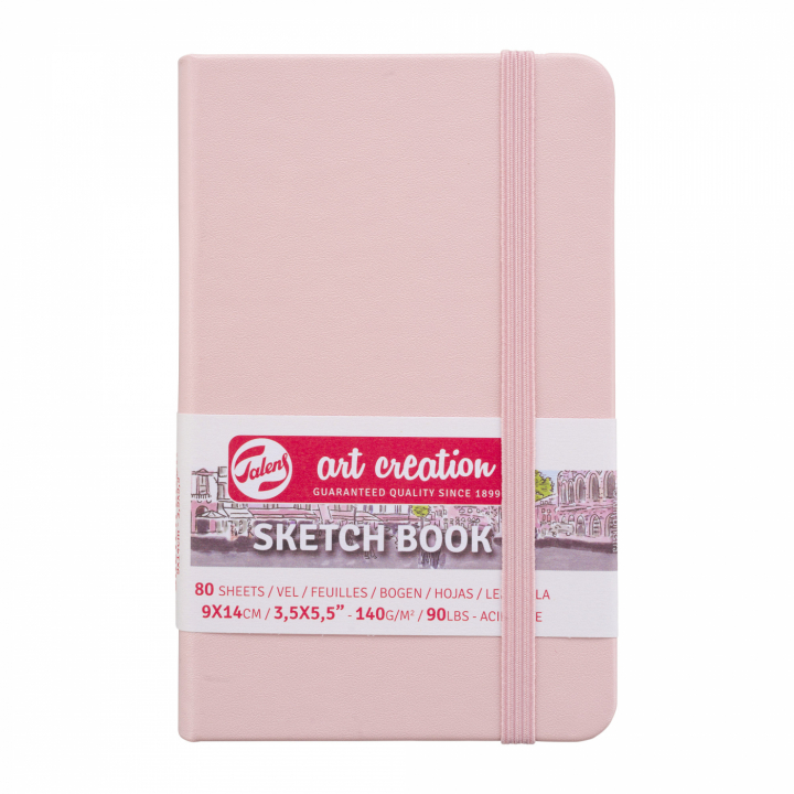 Luonnoskirja Pocket Pastel Pink ryhmässä Paperit ja Lehtiöt / Taiteilijalehtiöt / Luonnoskirjat @ Pen Store (111779)