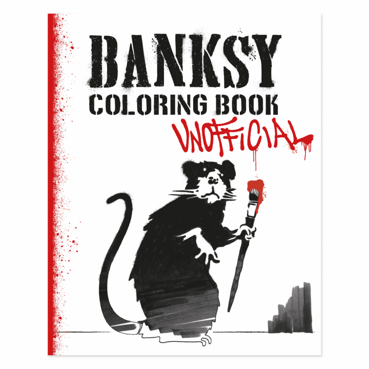 Banksy Värityskirja ryhmässä Askartelu ja Harrastus / Kirjat / Aikuisten värityskirjat @ Pen Store (111783)
