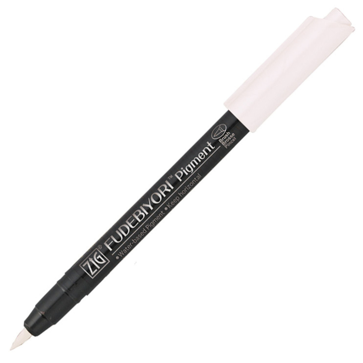 Fudebiyori Milky White ryhmässä Kynät / Taiteilijakynät / Sivellinkynät @ Pen Store (111860)