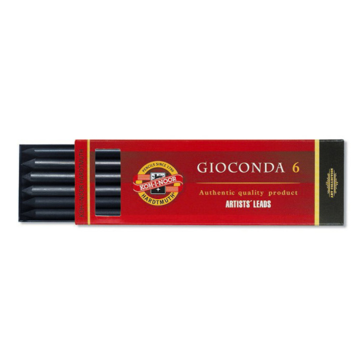 Gioconda Lyijysetti II 5.6 mm ryhmässä Taiteilijatarvikkeet / Liidut ja lyijyt / Hiilikynät ja hiilet @ Pen Store (111869)