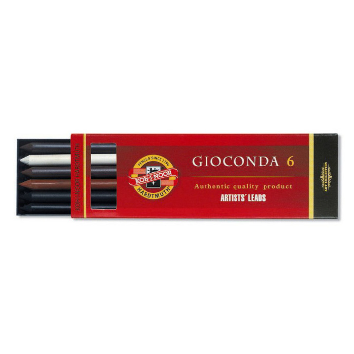 Gioconda Lyijysetti III 5.6 mm ryhmässä Taiteilijatarvikkeet / Liidut ja lyijyt / Hiilikynät ja hiilet @ Pen Store (111870)