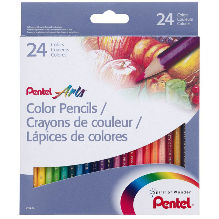 Värikynät 24-setti ryhmässä Kynät / Taiteilijakynät / Värikynät @ Pen Store (112560)