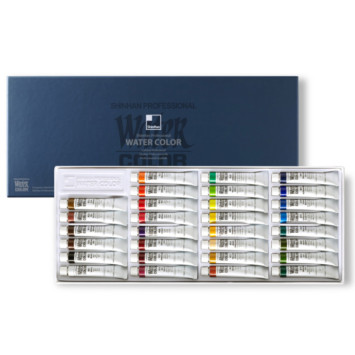 Vesiväri PRO 30-Setti ryhmässä Taiteilijatarvikkeet / Taiteilijavärit / Akvarellivärit / Vesiväri tuubissa @ Pen Store (112597)