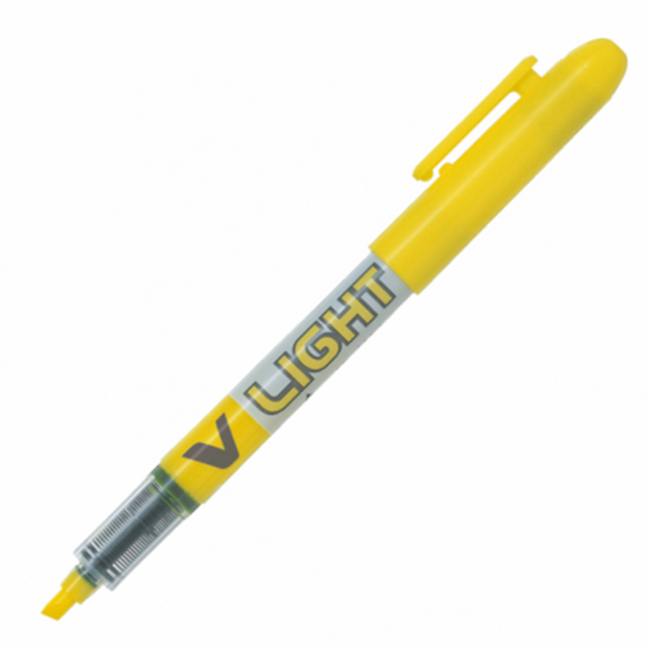 V-Light Highlighter Medium Light Yellow ryhmässä Kynät / Toimisto ja merkkaus / Korostuskynät @ Pen Store (112619)
