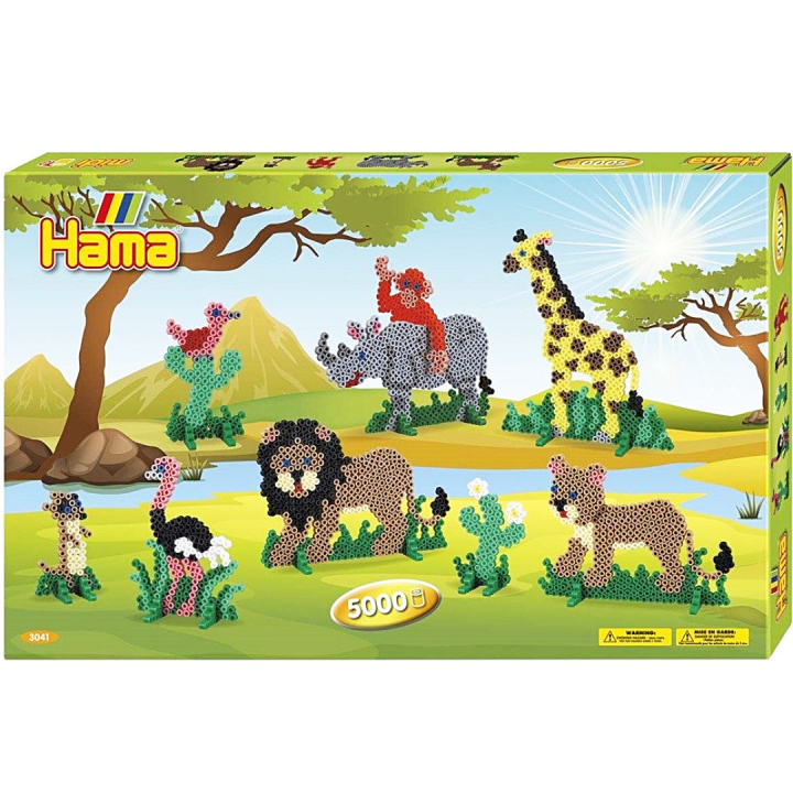 Midi Askarteluhelmet Lahjapaketti Safari 5000 kpl ryhmässä Kids / Hauskaa oppimista / Putkihelmet ja helmialustat / DIY-paketti putkihelmiä @ Pen Store (126131)