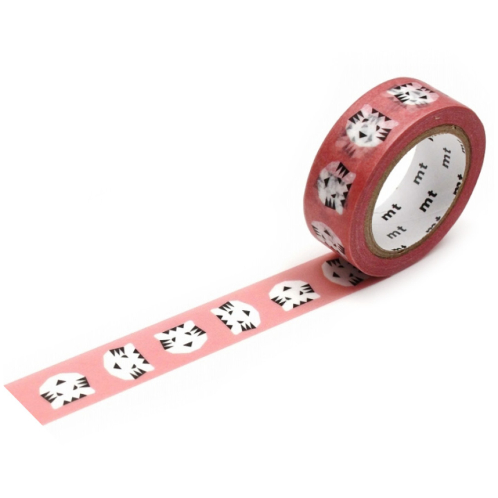 Washi-teippi Papier Tigre Le Tigre Pink ryhmässä Askartelu ja Harrastus / Harrastustarvikkeet / Washiteipit @ Pen Store (126387)
