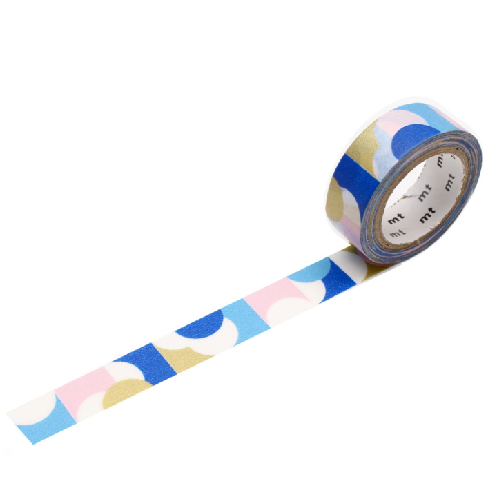 Washi-teippi Pink x Blue ryhmässä Askartelu ja Harrastus / Harrastustarvikkeet / Washiteipit @ Pen Store (126485)