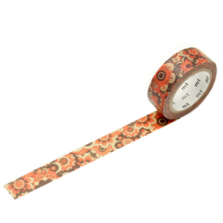 Washi-teippi Flower ryhmässä Askartelu ja Harrastus / Harrastustarvikkeet / Washiteipit @ Pen Store (126497)