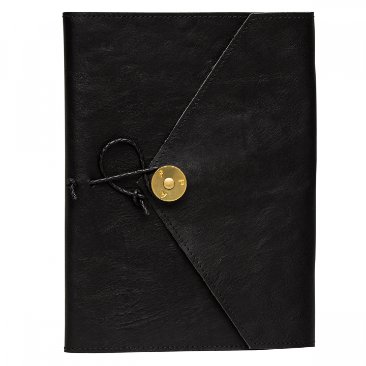 Ulf Leather Notebook Black ryhmässä Paperit ja Lehtiöt / Kirjoitus ja muistiinpanot / Muistikirjat @ Pen Store (126792)