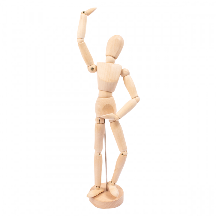 Wood Figure 30 cm ryhmässä Taiteilijatarvikkeet / Muut taidetarvikkeet / Työkalut ja lisätarvikkeet @ Pen Store (126849)