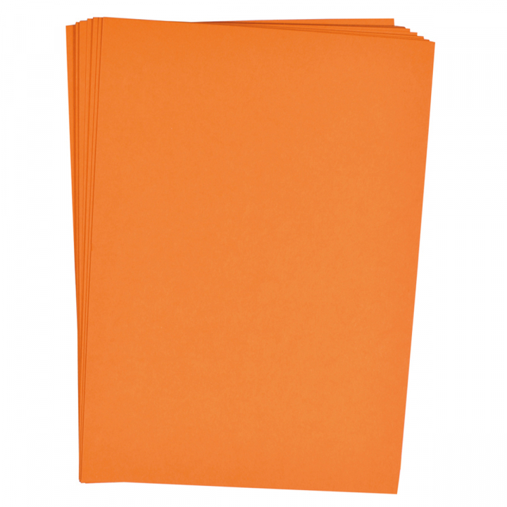 Värillinen Oranssi Paperi 25 kpl ryhmässä Paperit ja Lehtiöt / Taiteilijalehtiöt / Värillinen paperi @ Pen Store (126887)