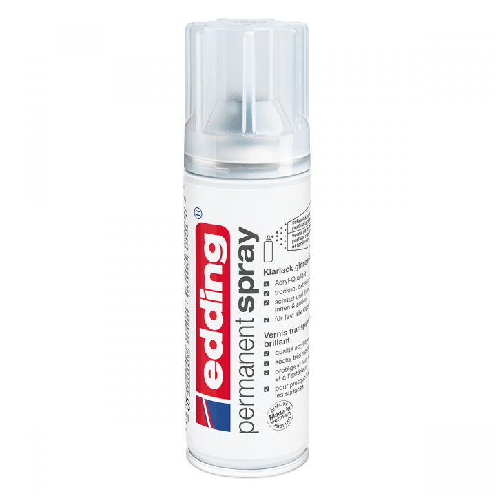 Permanent Spray Lacquer Gloss 200 ml ryhmässä Taiteilijatarvikkeet / Maalausnesteet ja lakat / Vernissa @ Pen Store (126936)