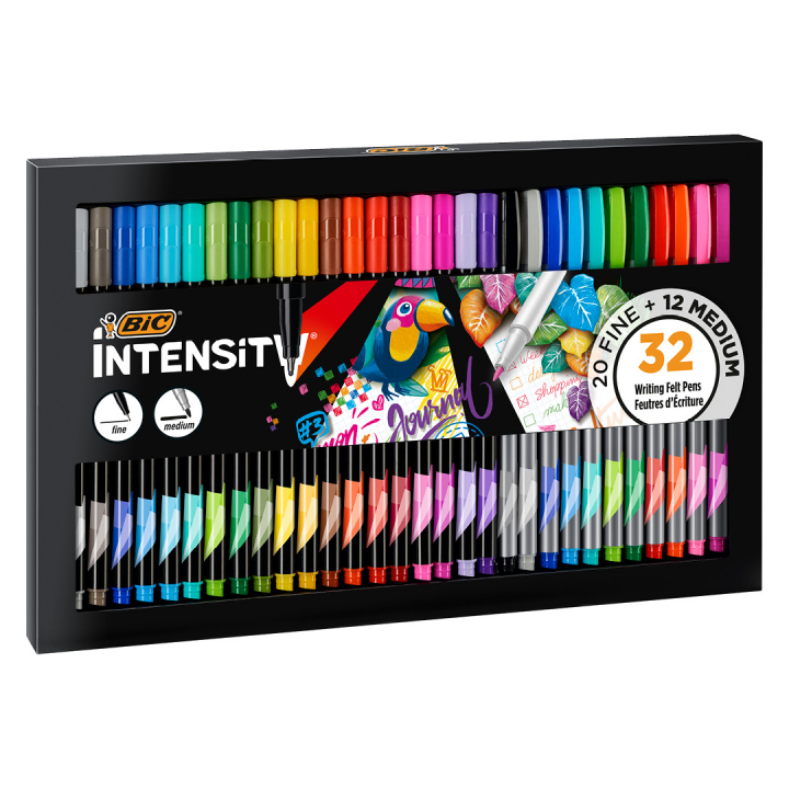 Intensity Writing Box Fineliner 32-setti ryhmässä Kynät / Kirjoittaminen / Finelinerit @ Pen Store (126952)