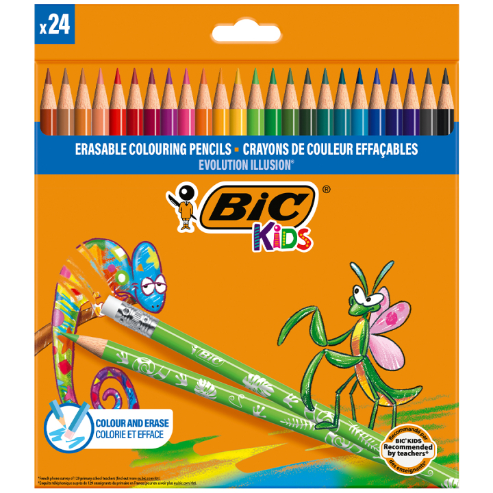 Evolution Illusion Värikynät 24 kpl ryhmässä Kids / Lastenkynät / Lasten värikynät @ Pen Store (126954)