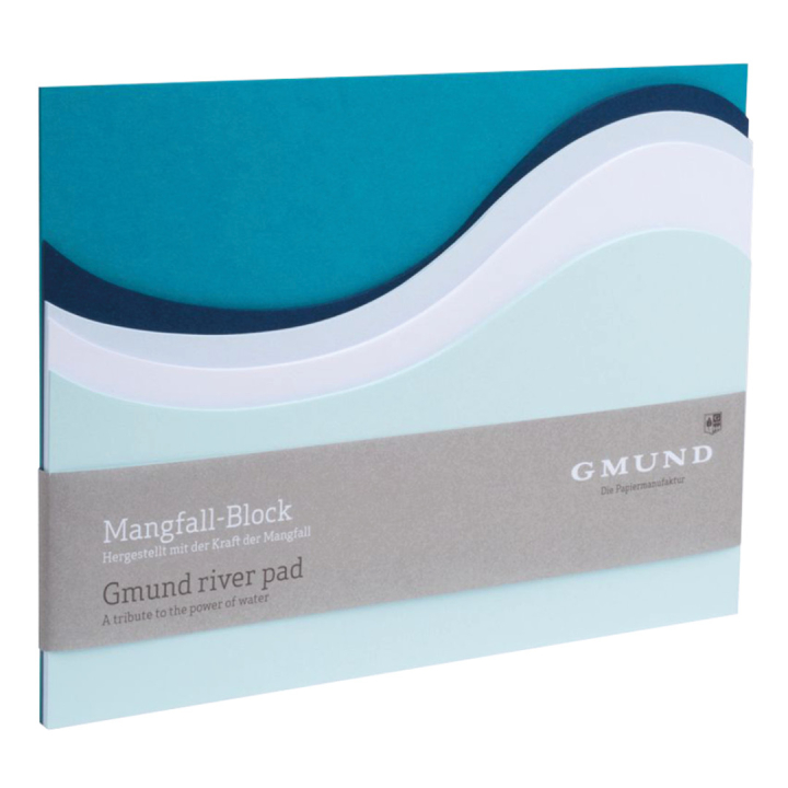 River Notepad  A5 Turquoiseblue ryhmässä Paperit ja Lehtiöt / Kirjoitus ja muistiinpanot / Vihkot ja lehtiöt @ Pen Store (127237)