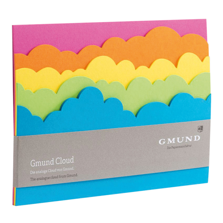 Cloud Notepad A5 Rainbow ryhmässä Paperit ja Lehtiöt / Kirjoitus ja muistiinpanot / Vihkot ja lehtiöt @ Pen Store (127239)
