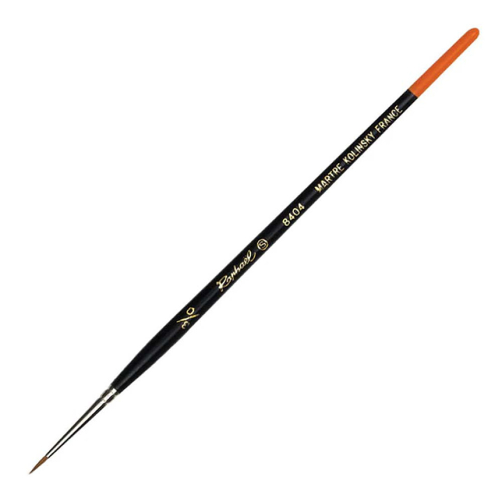 Näädänkarvasivellin Pyöreä 8404 Koko 000 ryhmässä Taiteilijatarvikkeet / Siveltimet / Akvarellisiveltimet @ Pen Store (128348)