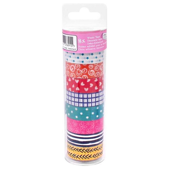 Washi-teippi 8 kpl Patterns ryhmässä Kids / Hauskaa oppimista / Teippi lapsille @ Pen Store (128581)