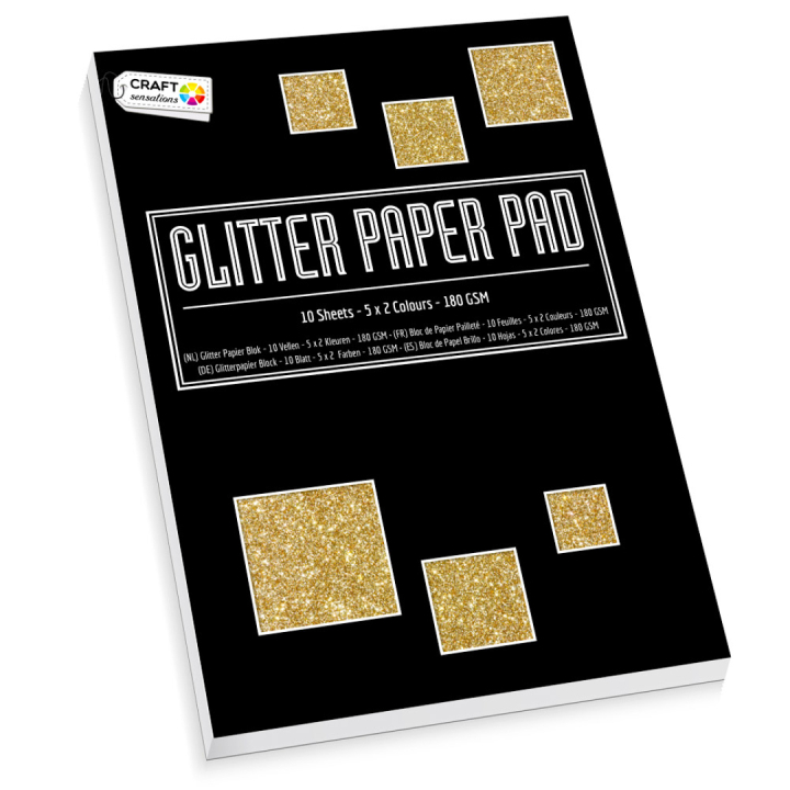 Glitterpaperi A4 10 arkkia ryhmässä Kids / Hauskaa oppimista / Paperi ja Piirustusalusta Lapsille / Kimaltava paperi @ Pen Store (128589)