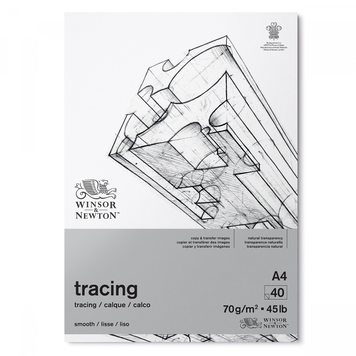 Tracing Pad A4 70 g ryhmässä Paperit ja Lehtiöt / Taiteilijalehtiöt / Jäljennys- ja kalkiopaperi @ Pen Store (128598)