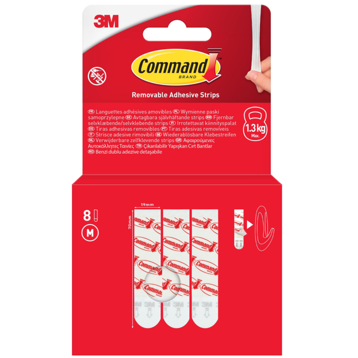 Command Adhesive Strips ryhmässä Askartelu ja Harrastus / Järjestää / Kehykset / Taulunripustus @ Pen Store (128719)