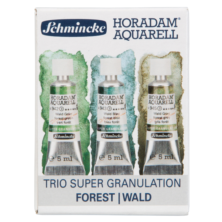 Horadam Super Granulation Set Forest ryhmässä Taiteilijatarvikkeet / Värit / Akvarellivärit @ Pen Store (129300)