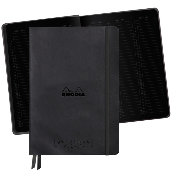 GoalBook Creation A5 Black (Musta paperi) ryhmässä Paperit ja Lehtiöt / Kirjoitus ja muistiinpanot / Muistikirjat @ Pen Store (129308)