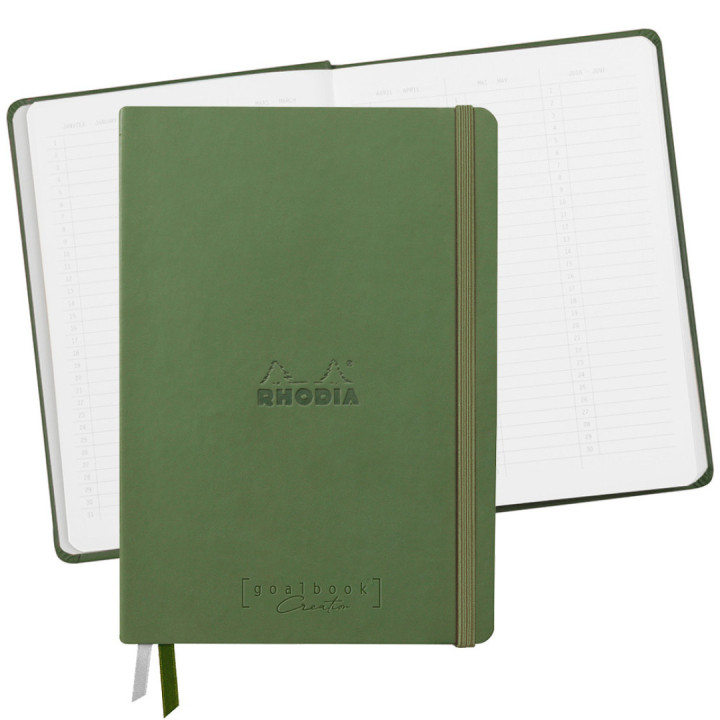GoalBook Creation A5 Sage (Valkoinen paperi) ryhmässä Paperit ja Lehtiöt / Kirjoitus ja muistiinpanot / Muistikirjat @ Pen Store (129312)