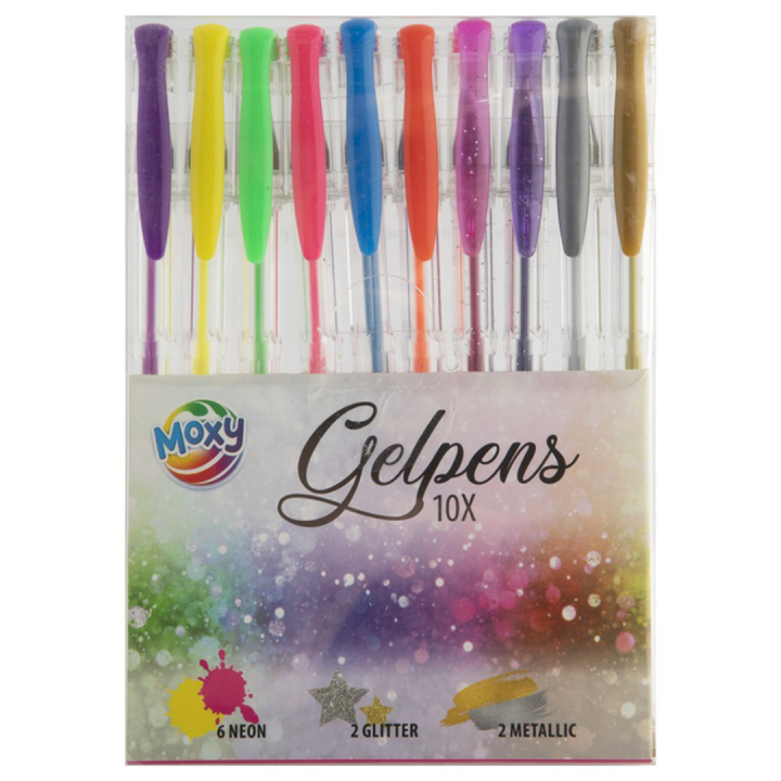 Gel pens 10-set ryhmässä Kids / Lastenkynät / Lasten kirjoituskynät @ Pen Store (129325)