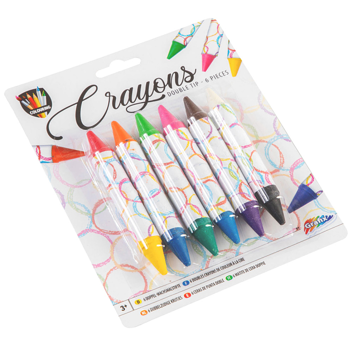 Double Tip Crayons 6-set ryhmässä Kids / Lastenkynät / Lasten liidut @ Pen Store (129332)