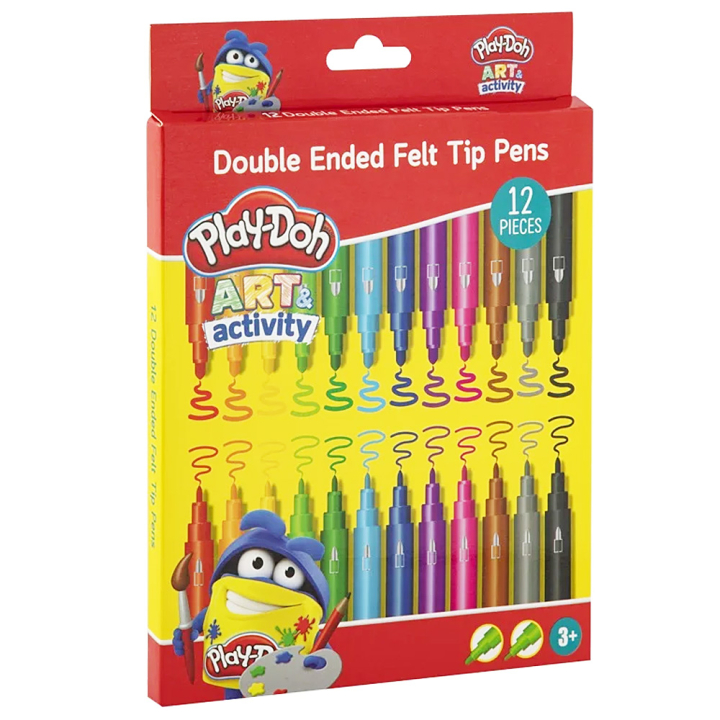 Felt Tip Pens Duo 12-set ryhmässä Kids / Lastenkynät / Lasten tussit @ Pen Store (129340)