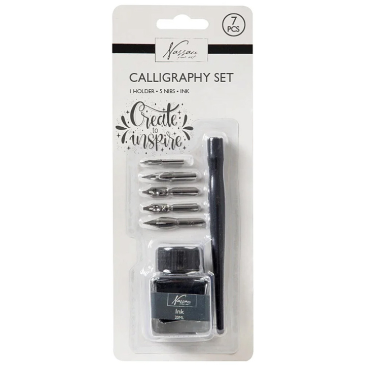 Calligraphy Set with ink ryhmässä Askartelu ja Harrastus / Kalligrafia / Kalligrafiakynät @ Pen Store (129373)