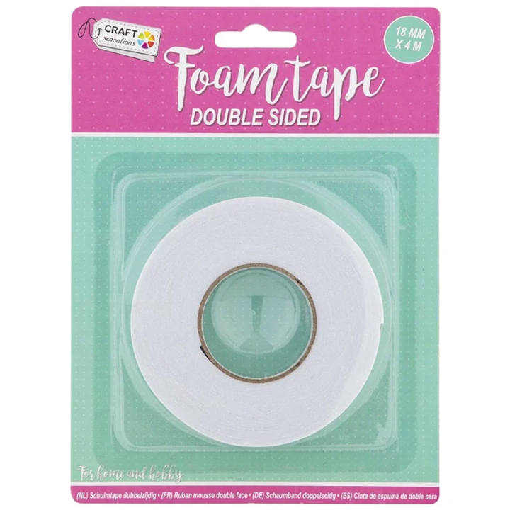 Foam tape Double-adhesive 18mm ryhmässä Askartelu ja Harrastus / Harrastustarvikkeet / Teippi @ Pen Store (129400)