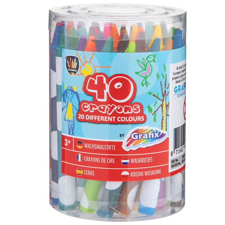 Vahaliidut 40 kpl ryhmässä Kids / Lastenkynät / Lasten liidut @ Pen Store (129933)
