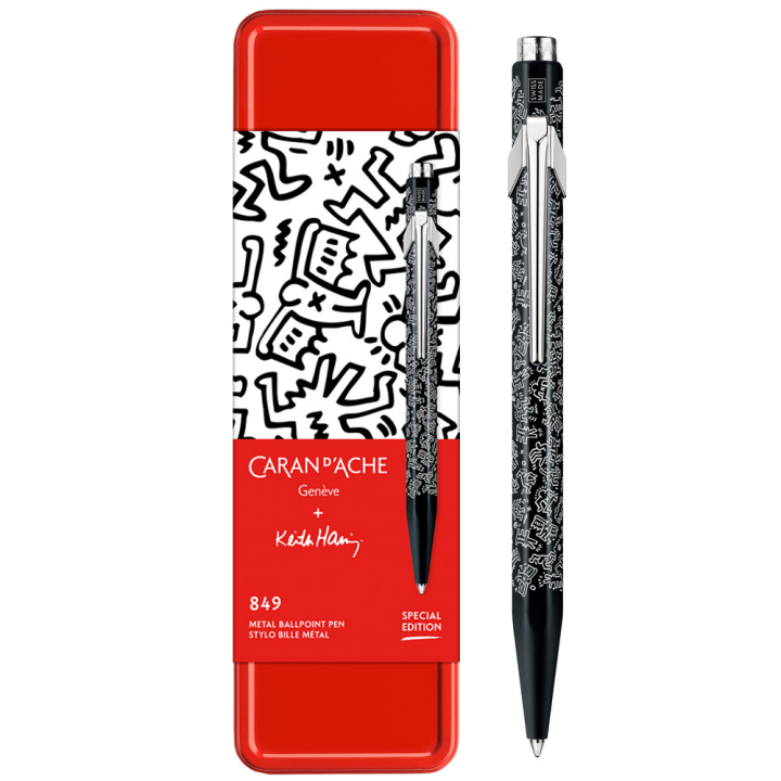 849 Keith Haring Black Kuulakärkikynä ryhmässä Kynät / Fine Writing / Kuulakärkikynät @ Pen Store (130249)