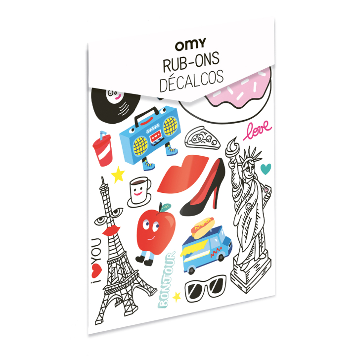 Rub on Stickers City ryhmässä Kids / Hauskaa oppimista / Stickers @ Pen Store (130289)