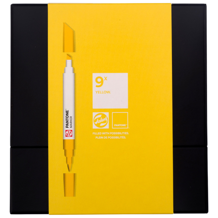 Marker 9 kpl Yellow ryhmässä Kynät / Taiteilijakynät / Maalitussit @ Pen Store (130483)