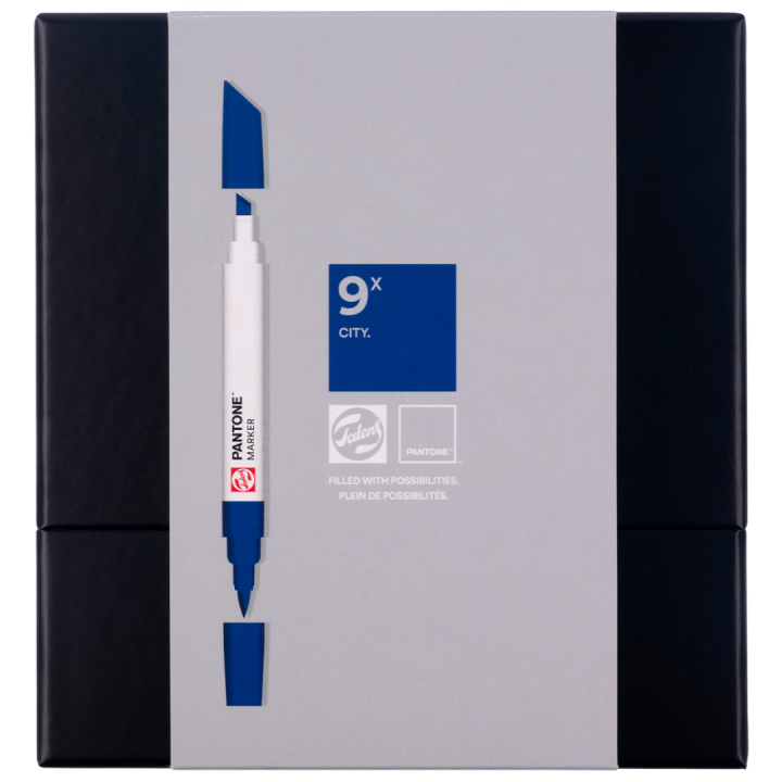 Marker 9 kpl City ryhmässä Kynät / Taiteilijakynät / Maalitussit @ Pen Store (130494)