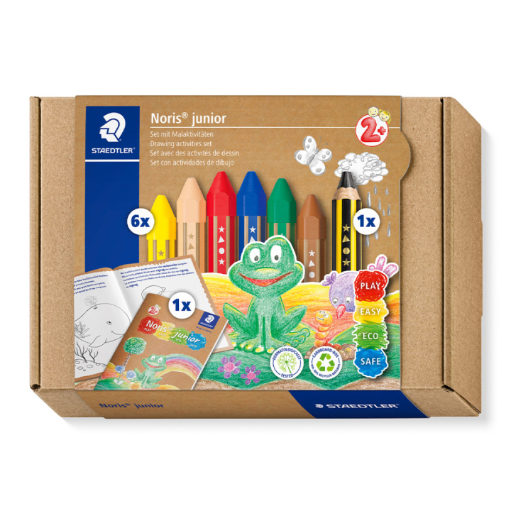 Noris Junior piirustuslaatikko ryhmässä Kids / Lastenkynät / Lasten värikynät @ Pen Store (130645)