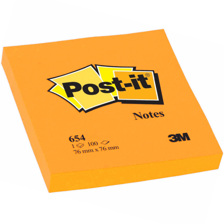 Post-it 76x76 Oranssi ryhmässä Paperit ja Lehtiöt / Kirjoitus ja muistiinpanot / Post-it ja muistilaput @ Pen Store (130679)