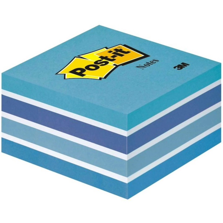 Post-it Note Cube 76x76 Pastellinsininen ryhmässä Paperit ja Lehtiöt / Kirjoitus ja muistiinpanot / Post-it ja muistilaput @ Pen Store (130682)