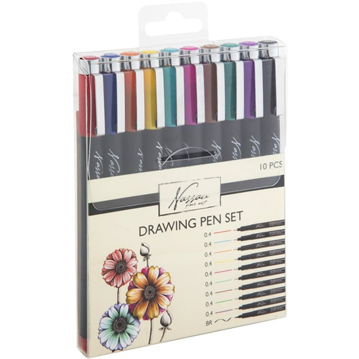 Fineliners Colour 10-setti ryhmässä Kynät / Kirjoittaminen / Finelinerit @ Pen Store (130726)