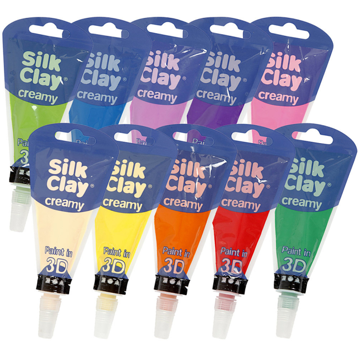 Silk Clay Creamy 35ml ryhmässä Kids / Lasten askartelu ja värit / Savella askartelu @ Pen Store (130750_r)