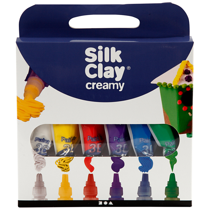 Silk Clay Creamy 6x35ml Set 1 ryhmässä Askartelu ja Harrastus / Askartelu / Muovailusavi @ Pen Store (130760)
