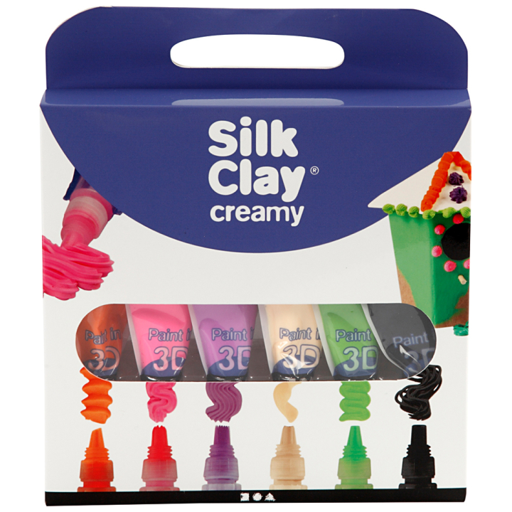 Silk Clay Creamy 6x35ml Set 2 ryhmässä Askartelu ja Harrastus / Askartelu / Muovailusavi @ Pen Store (130761)