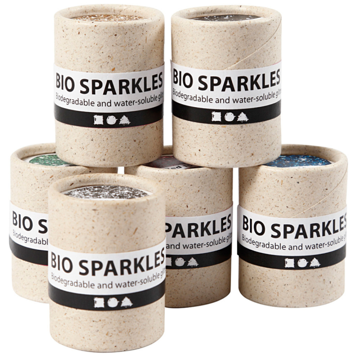 Bio-glitter 10g ryhmässä Askartelu ja Harrastus / Askartelu / Tee se itse @ Pen Store (130791_r)